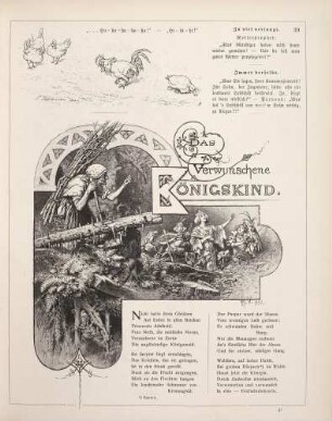 "Der pikante Witz" "Das verwunschene Königskind"