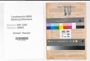 Entnazifizierung Theodor Schaaf , geb. 03.07.1896 (Kraftfahrer)