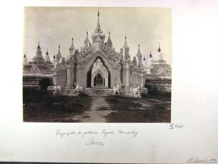 Eingangsthor der goldenen Pagode, Mandalay. Birma. A. Baessler 1888