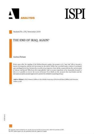 The end of Iraq : again?