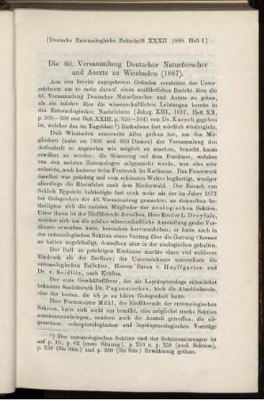 Die 60. Versammlung Deutscher Naturforscher und Aerzte zu Wiesbaden (1887).