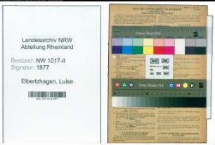 Entnazifizierung Luise Elbertzhagen , geb. 09.09.1912 ()