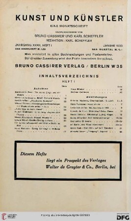 32: Kunst und Künstler: illustrierte Monatsschrift für bildende Kunst und Kunstgewerbe
