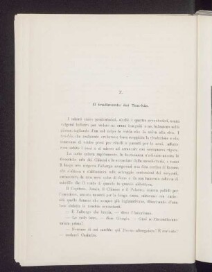X. Il tradimento dei Tan-kia.