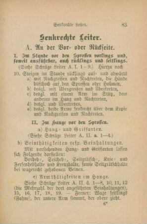 Senkrechte Leiter