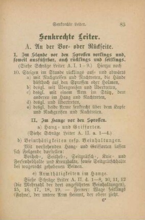 Senkrechte Leiter