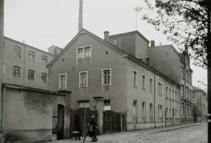 Schuhfabrik Stadler, Ansicht, Roßwein, 1947