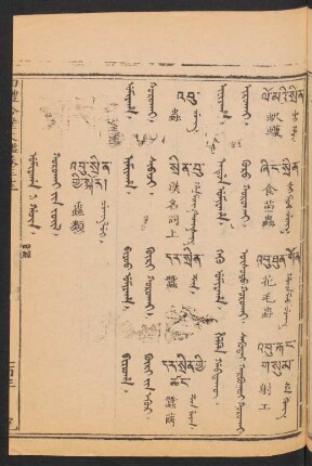 Umiyaha i hacin = Qoruqai-yin jüil = 蟲類