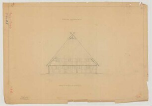 Lenzerwische (Kreis Westprignitz): [Rosinscher Hof]. [Bauernhaus] (Südansicht)