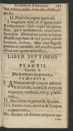 Liber Septimus. De Plantis.