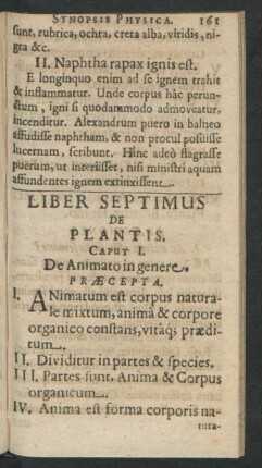Liber Septimus. De Plantis.