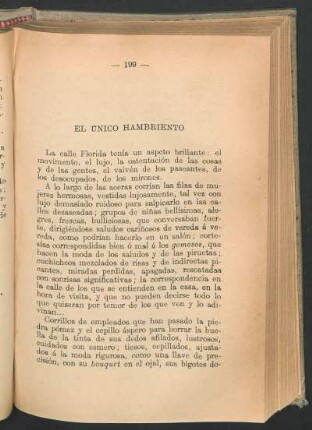 El único hambriento