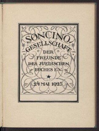 Federzeichnung der Vorderseite in Passepartout