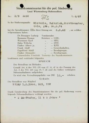 Winterle, Heinrich