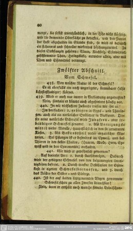 Zwölfter Abschnitt. Vom Schwefel