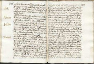 Tagebucheinträge von / appunti in diario di Reichsgraf Johann Heinrich Franz Emanuel Notthafft von Wernberg
