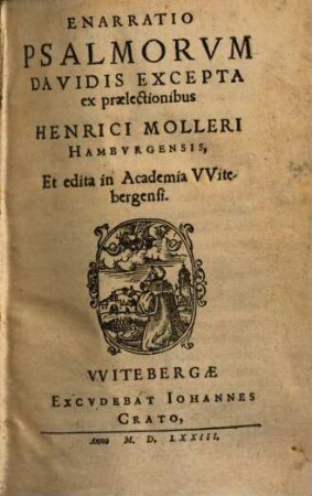 Enarratio Psalmorvm Davidis, 1