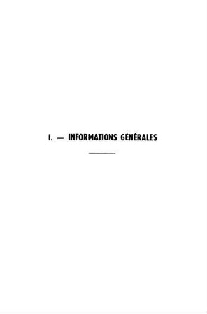 251-259, I. Informations générales