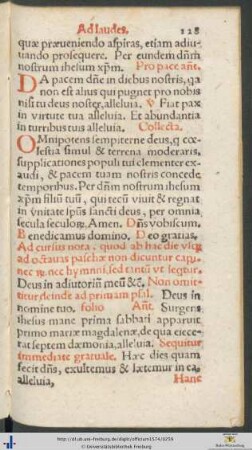 In die sancto Paschæ