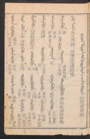 Wecere metere de baitalara jaka i hacin = 祭祀器用類