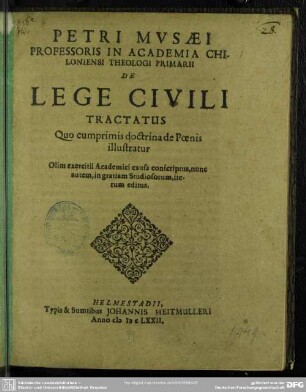 De lege civili tractatus