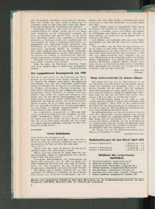 Der Langenhorner Gesangverein von 1866