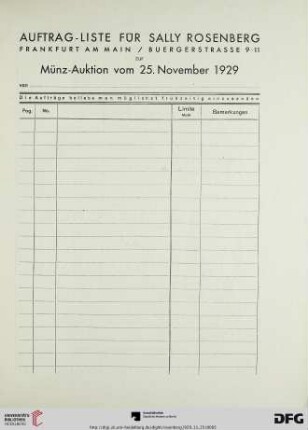 Auftrag-Liste