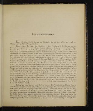 Schulnachrichten.