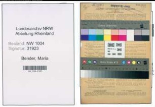 Entnazifizierung Maria Bender , geb. 29.10.1909 (Koechin)
