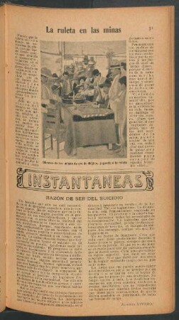 La ruleta en las minas