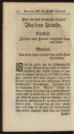 Das ein und dreyßigste Capitel - Das vierzigste Capitel
