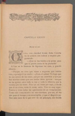 Capítulo XXXVII - Moral al uso