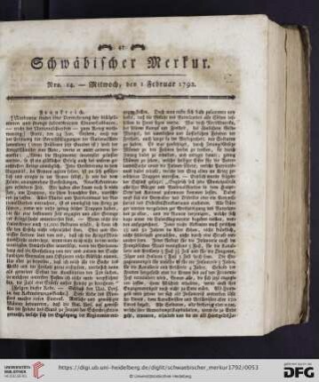 Februar (Nro. 14 - Nro. 26)
