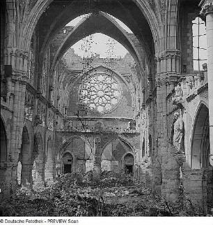 Dresden. Ruine der Johanneskirche