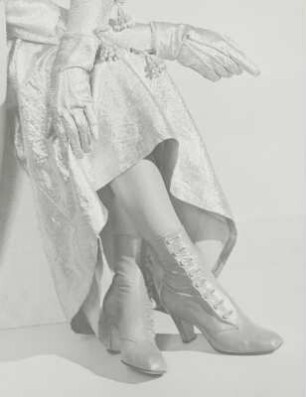 Modeaufnahme, Schuhe und Handschuhe (femina)