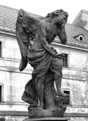 Skulptur: Engel des traurigen Todes (Kopie). Skulptur aus der Reihe "Die zwölf Laster"