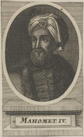 Bildnis von Mahomet IV., Sultan des Osmanischen Reiches