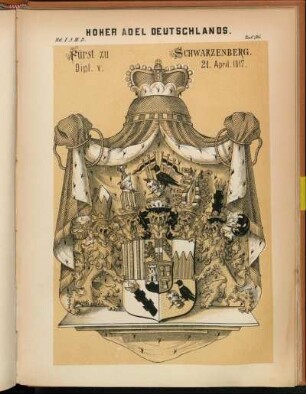 Taf. 94. Fürst zu Schwarzenberg.
