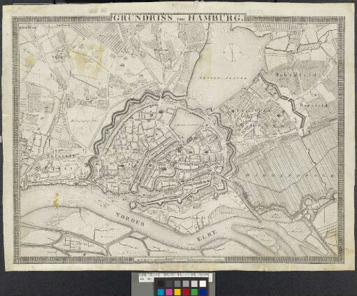Grundriss von Hamburg