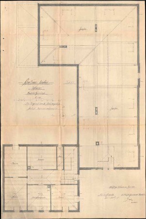 Schulhausneubau Hofweier; Grundriss Dachgeschoss