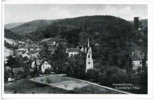Tautenburg. Blick auf Tautenburg
