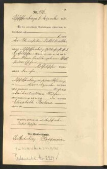 Standesamtsbuch der Stadt Aschaffenburg: Geburten 365/1900 - 184/1901