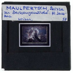 Maulpertsch, Skizze zu Deckengemälde Hl. Jacobus