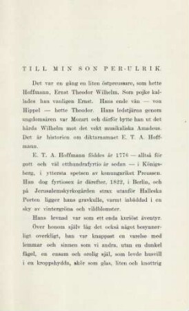 Till min son Per-Ulrik