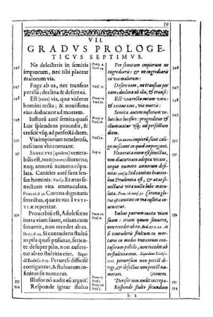 VII. Gradvs Prologeticvs Septimvs