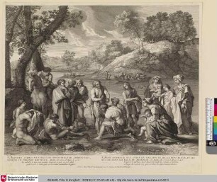[St. Jean baptisant le peuple sur les bords du Jourdain]