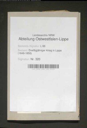 Einnahme- und Ausgabeverzeichnis für die Garnision zu Detmold (Namenlisten der Soldaten)
