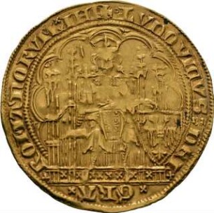Münze, Chaise d'or, 1338