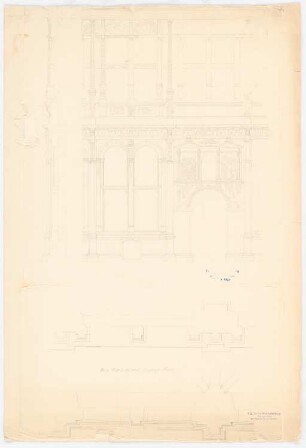 Portal: Ansicht und Grundriss