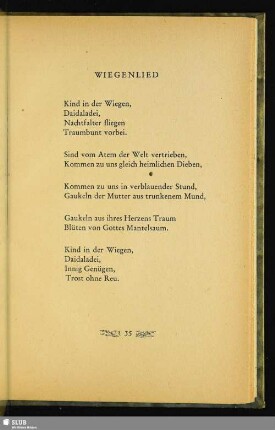 Wiegenlied